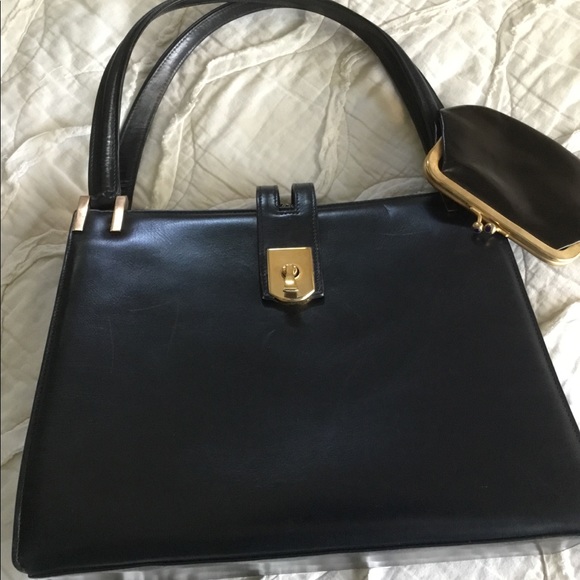 Authentic Guido Borelli handbag w/coin purse - Picture 2 of 8